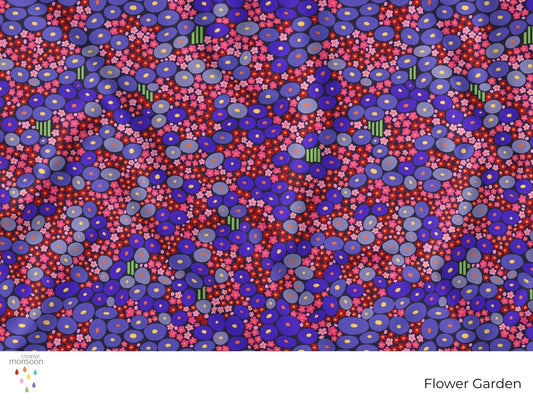 Flower Garden Floral Surface Pattern Design for Fabric, Homewares and Product Design