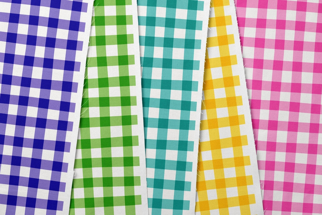 Gingham Surface Pattern Collection for Fabric, Homewares and Product Design
