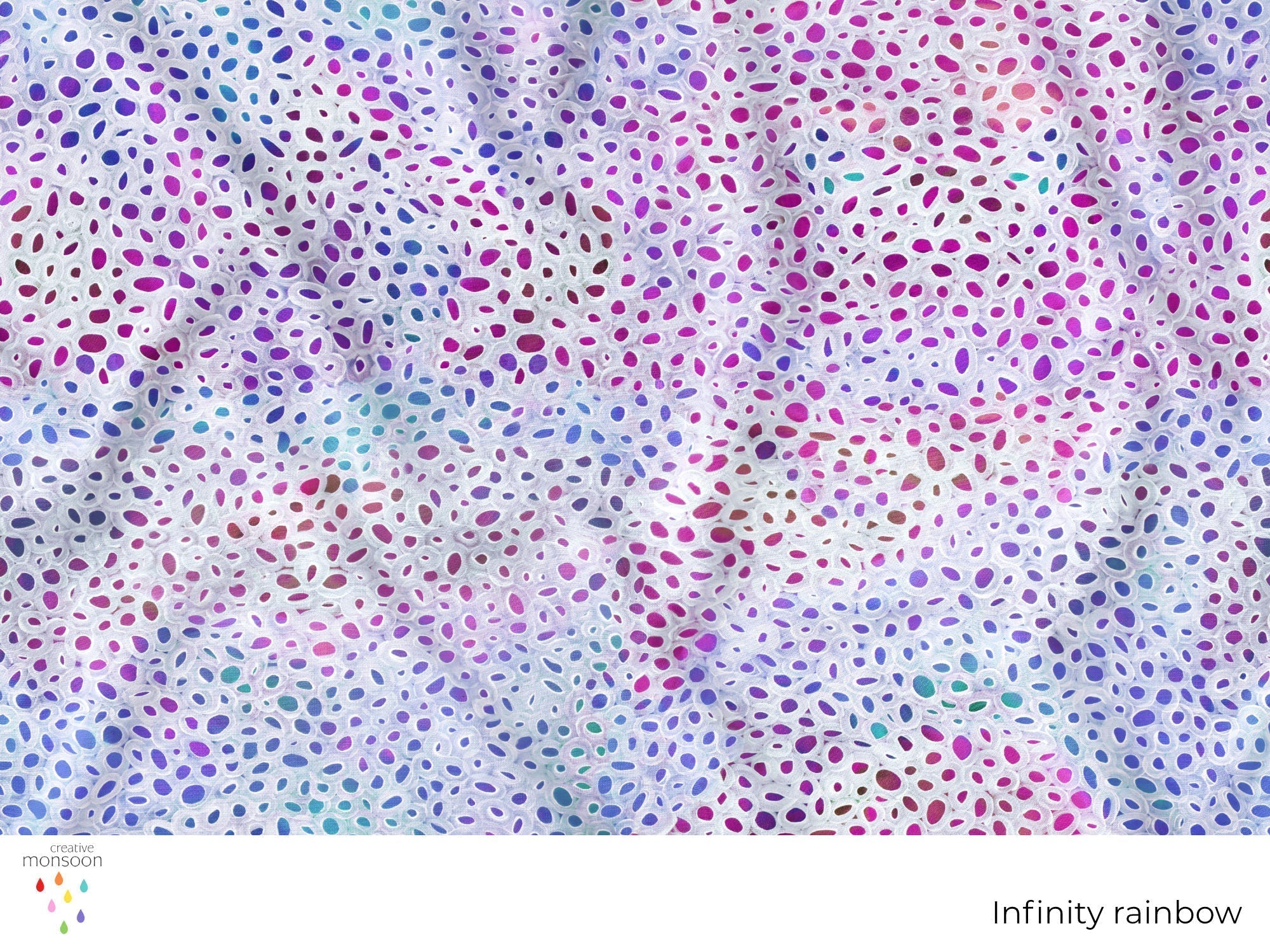 Indy Pattern Rainbow Infinity Rainbow Surface Pattern Design for Fabric, Homewares and Prod ...