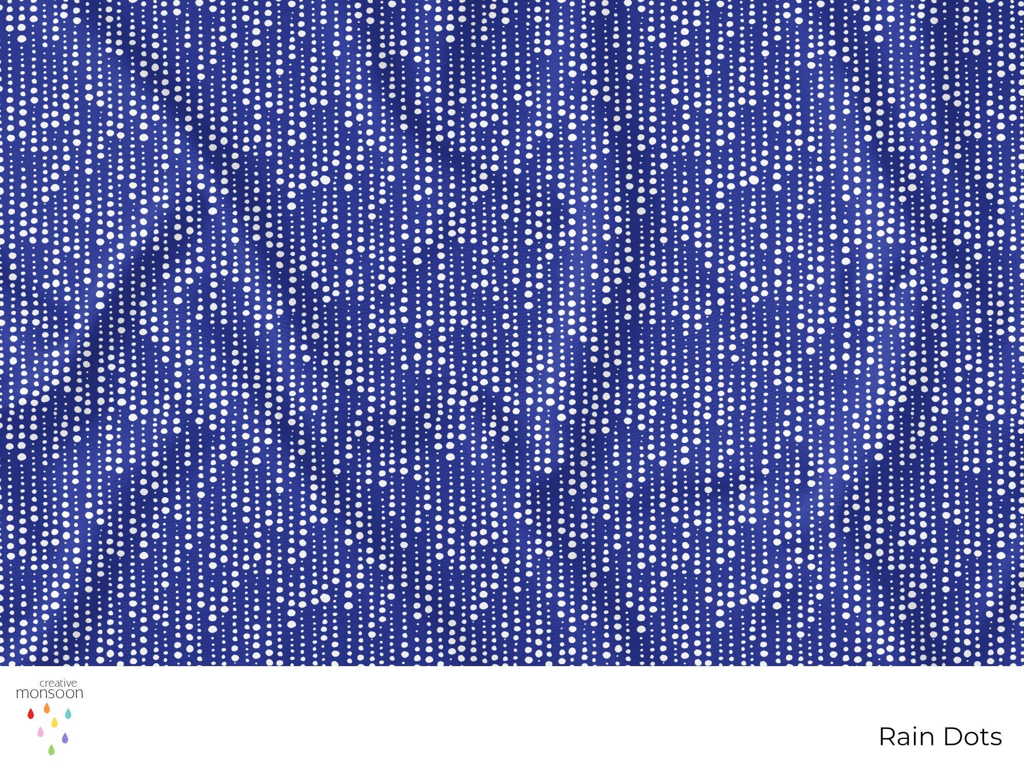 Rain Dots Abstract Surface Pattern Design for Fabric, Homewares and In ...