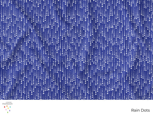 Rain Dots Abstract Surface Pattern Design for Fabric, Homewares and Interiors