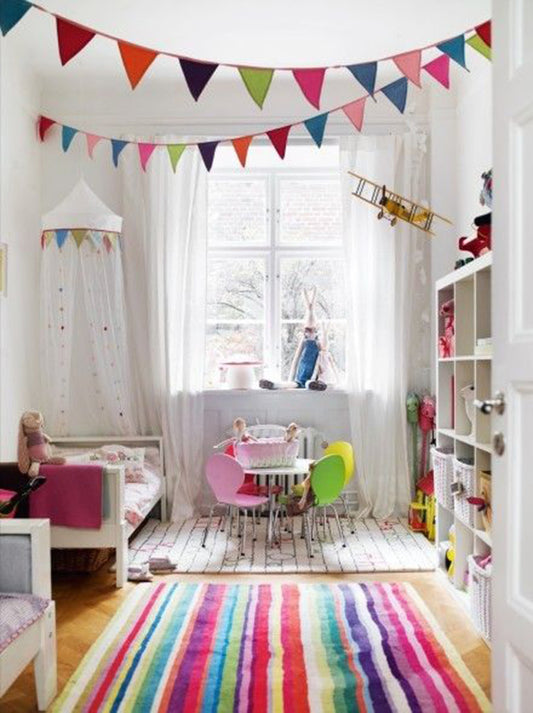 Rainbow kids room