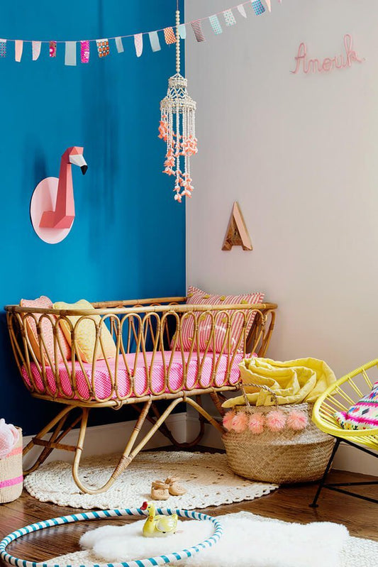 How to create a colourful nursery