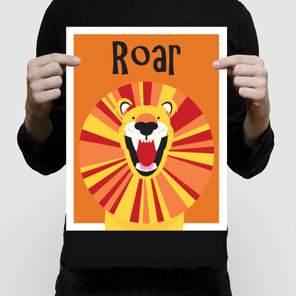 Roar lion print