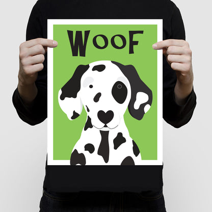 Woof dog print
