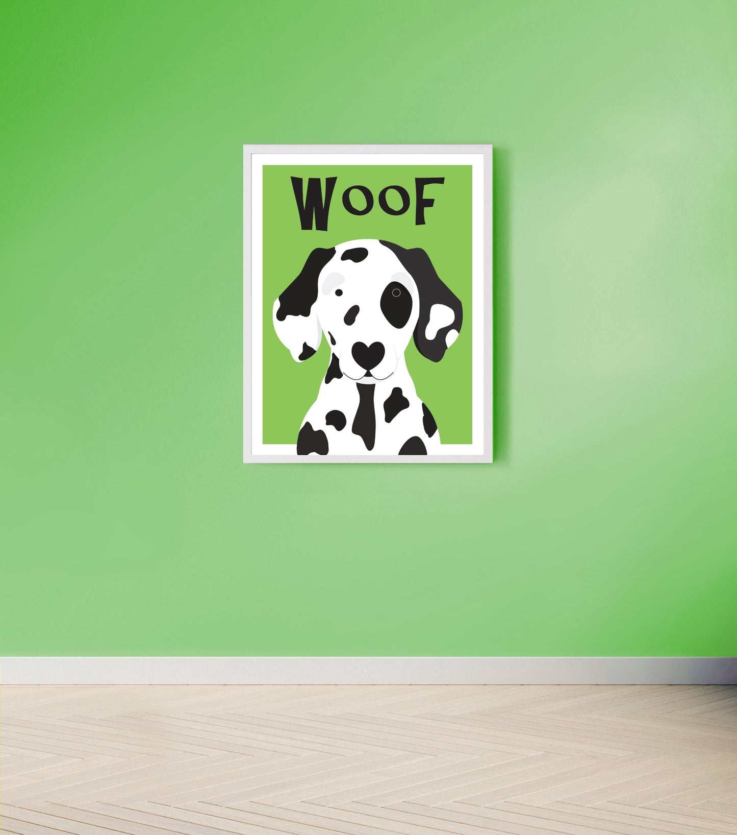 Woof dog print