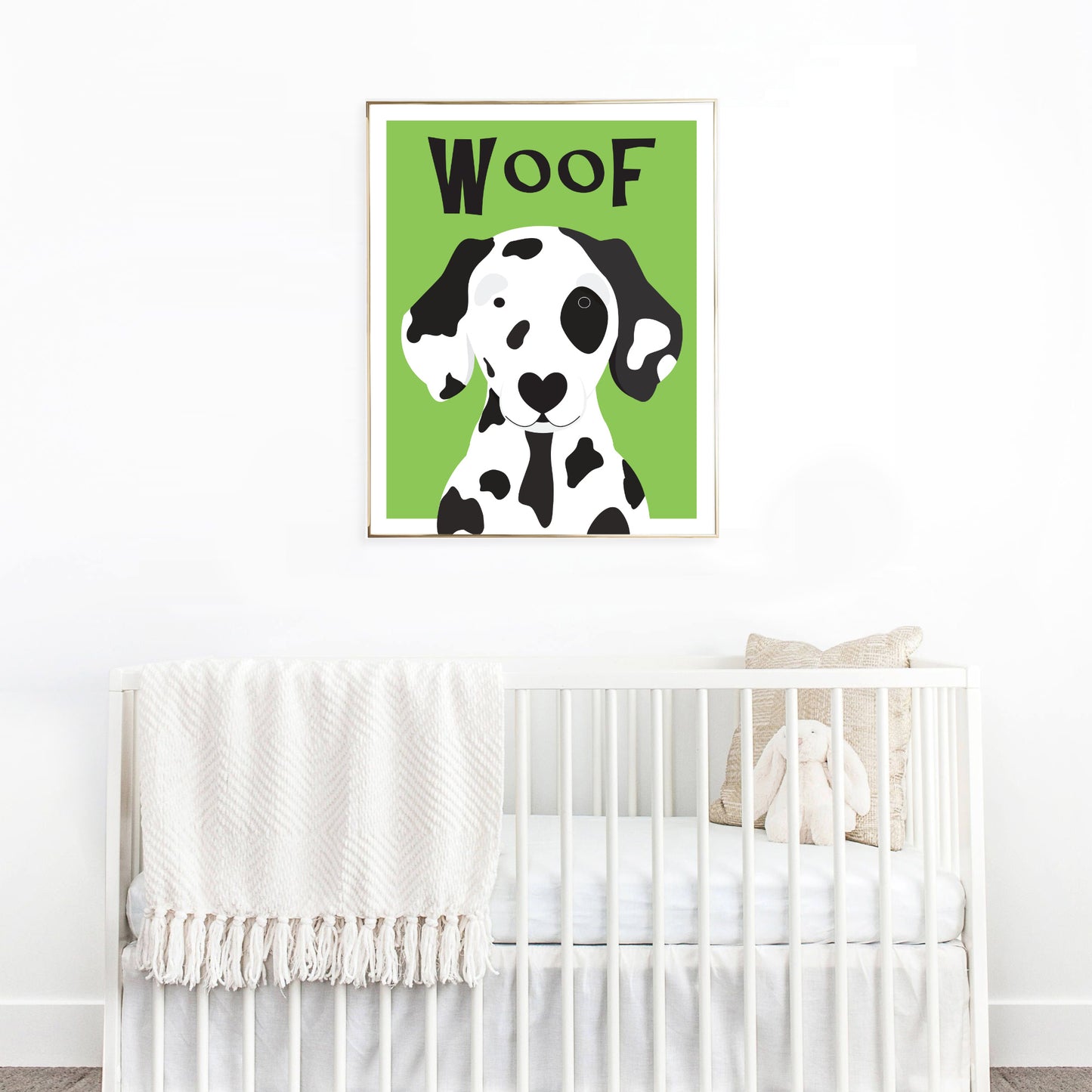 Woof dog print