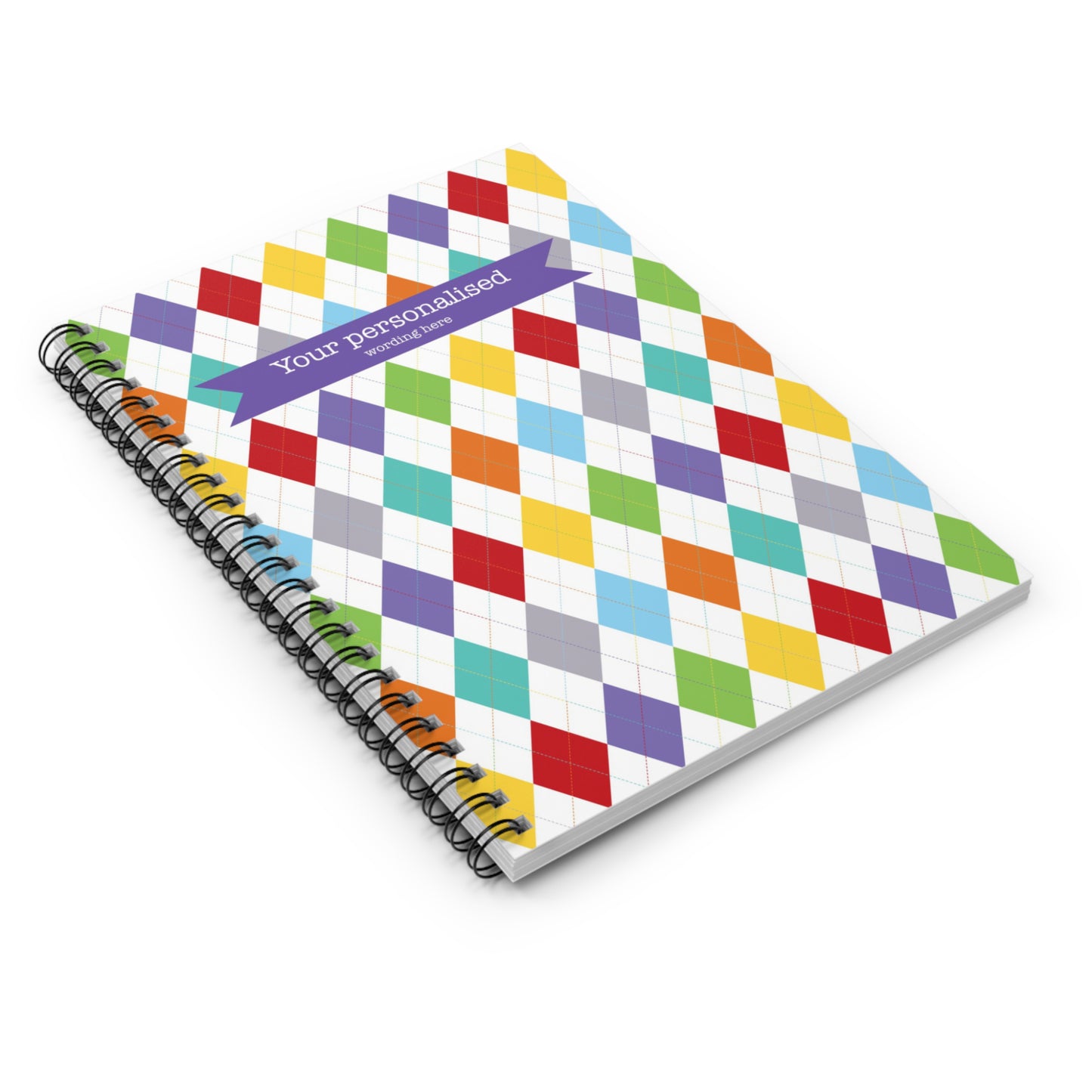 Argyle personalised spiral notebook