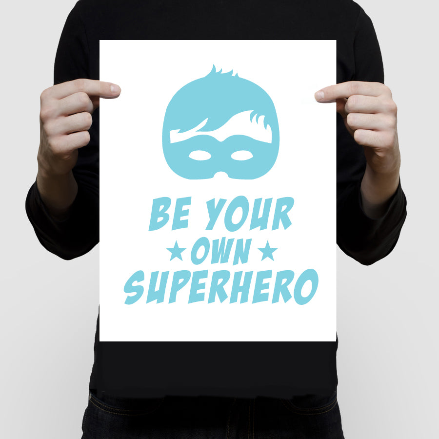 Superhero boy print