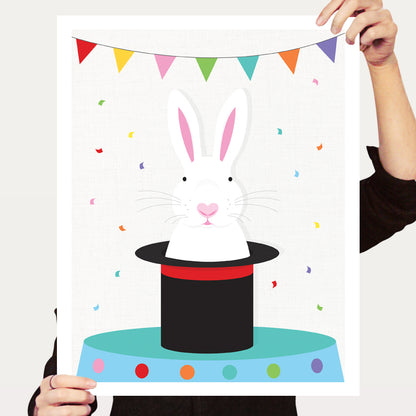 Magic bunny print