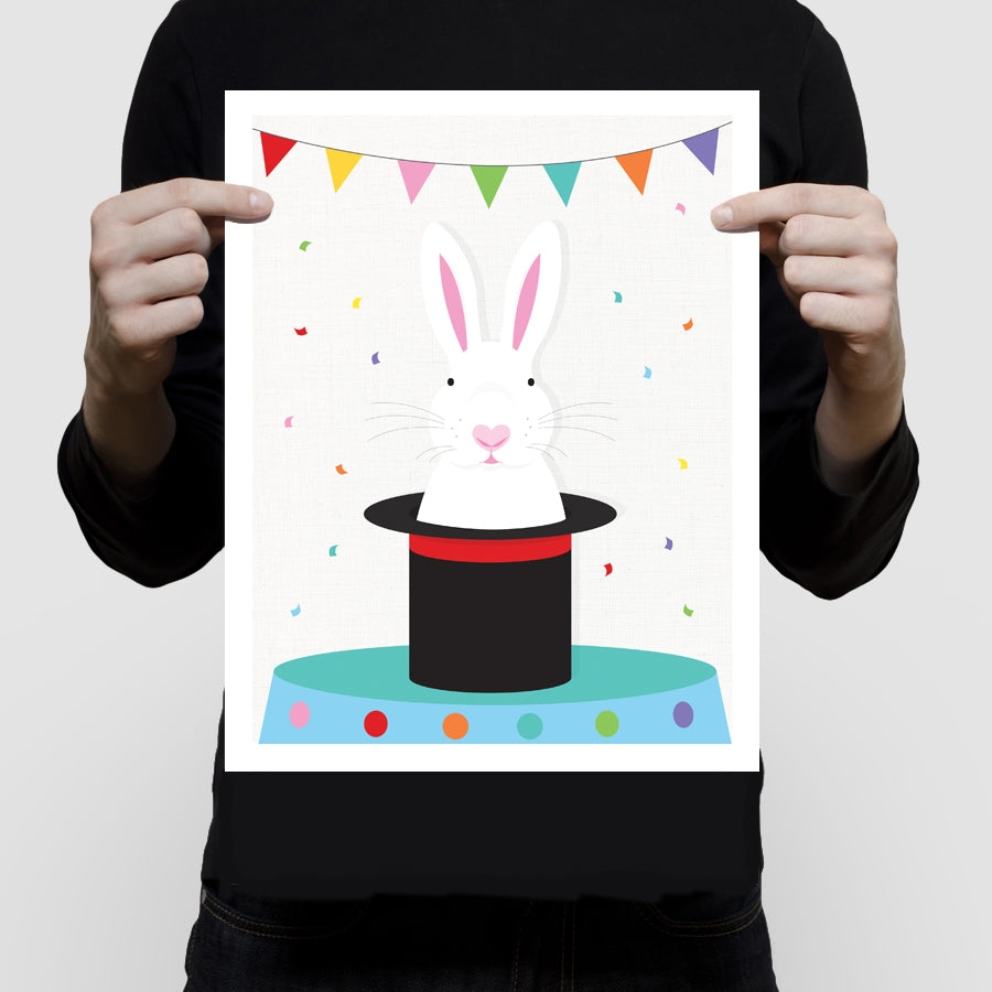 Magic bunny print