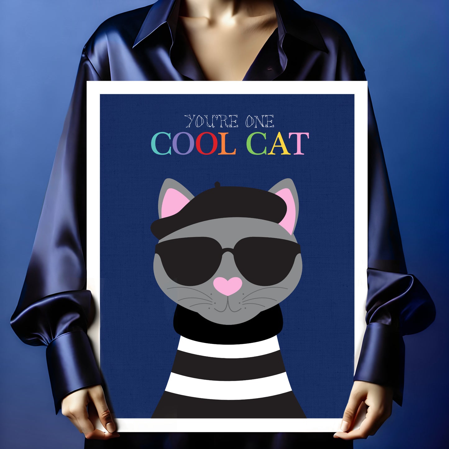 Cool cat print