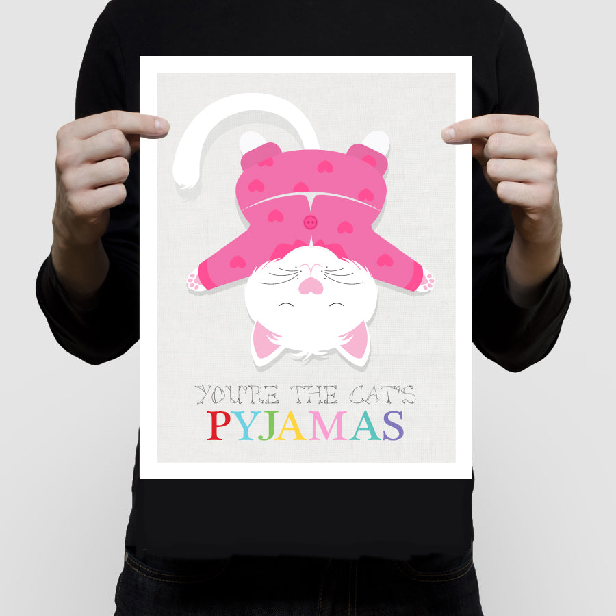 Cats pyjamas print