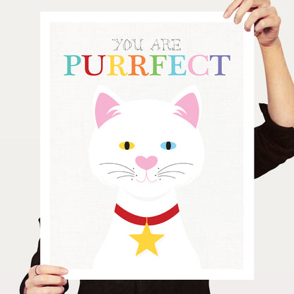 Purrfect cat print