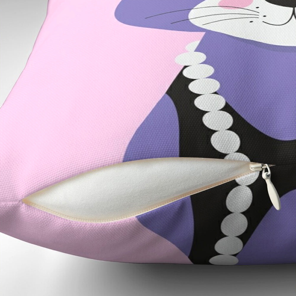 Flapper cat cushion cover