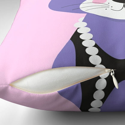 Flapper cat cushion cover