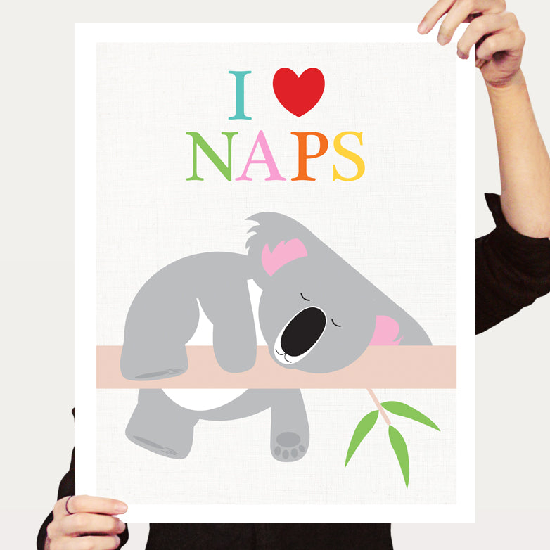 I love naps koala print