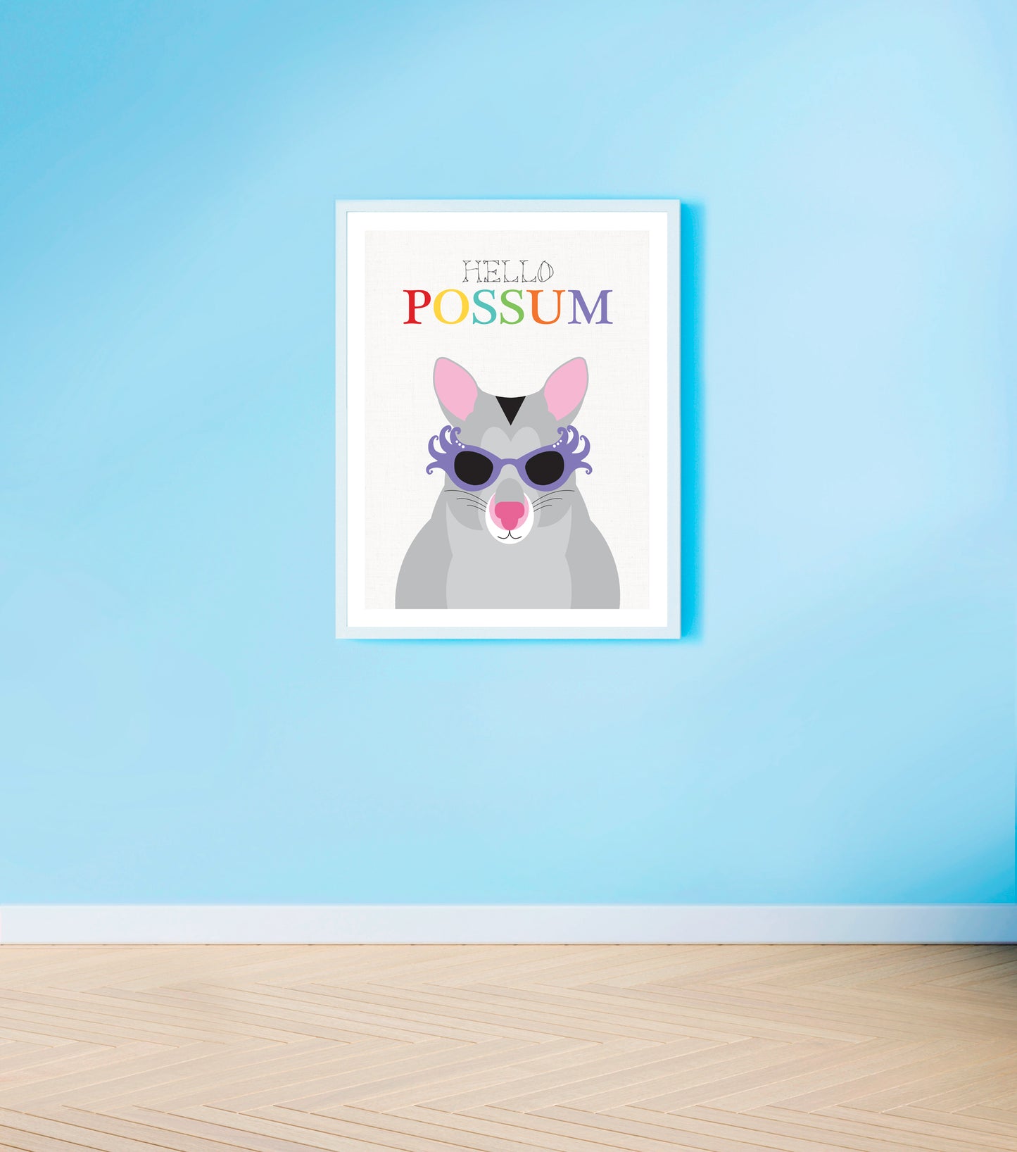 Hello possum print