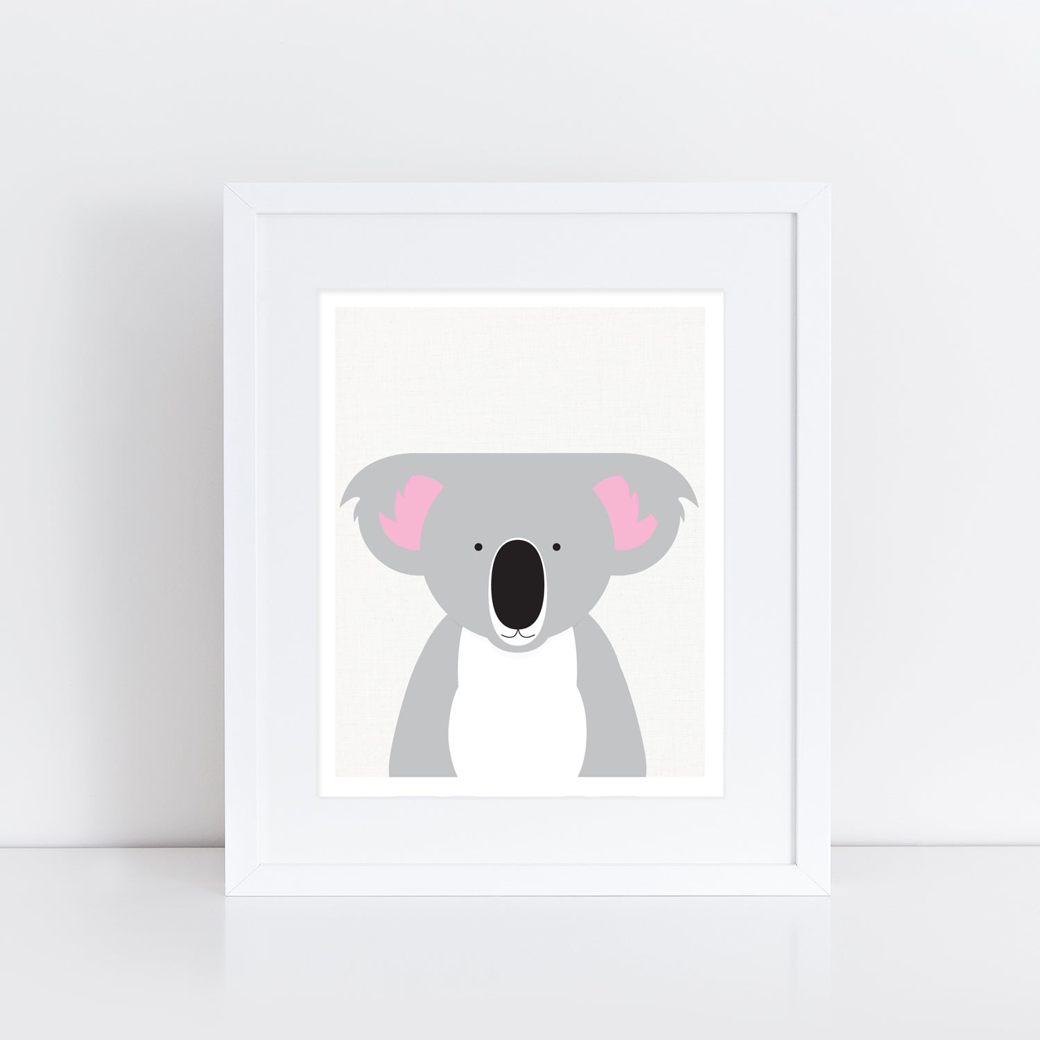koala bear illustration in frame