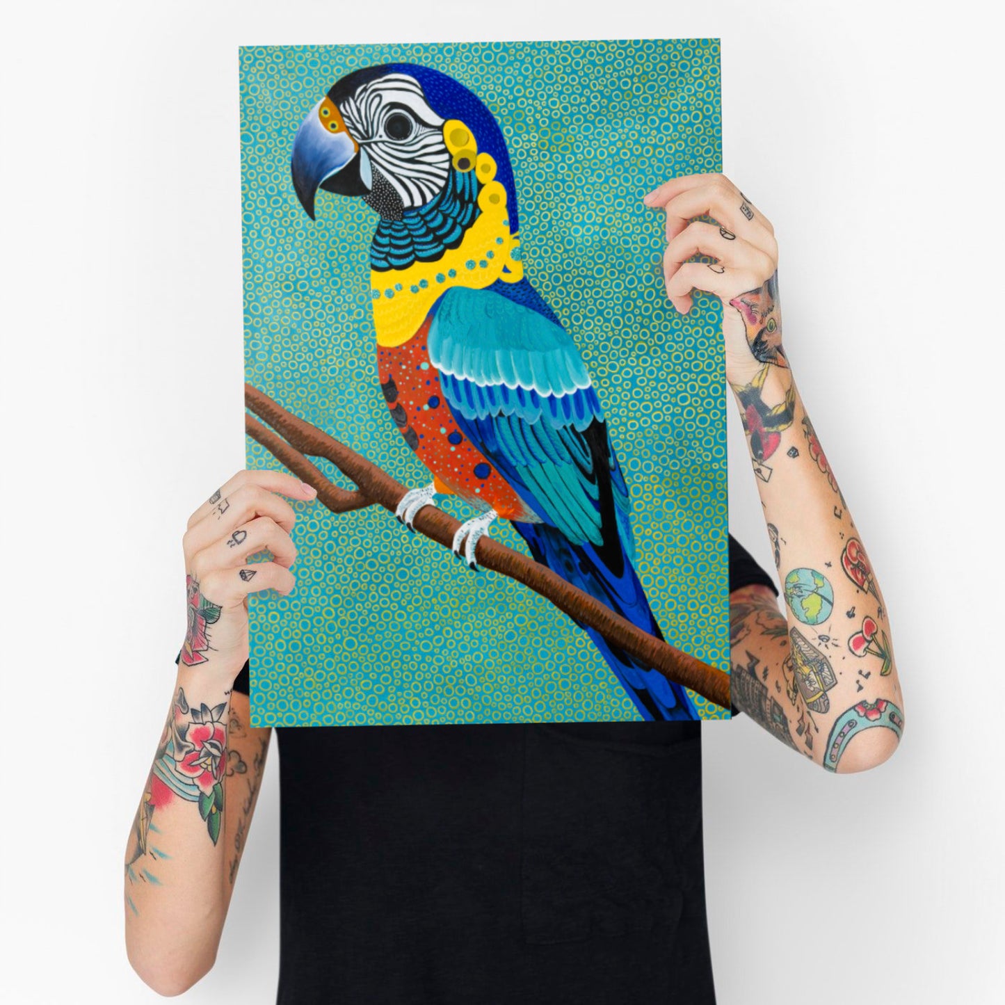 Macaw parrot print