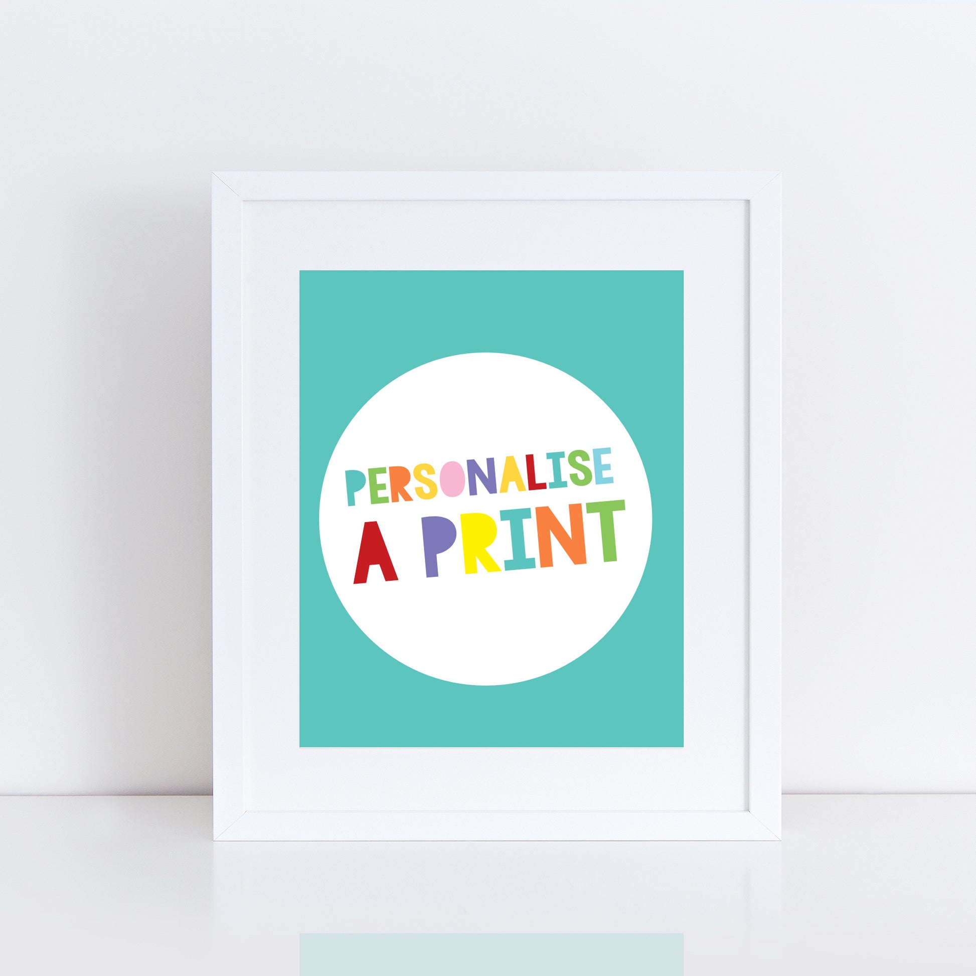 personalise a print for kids