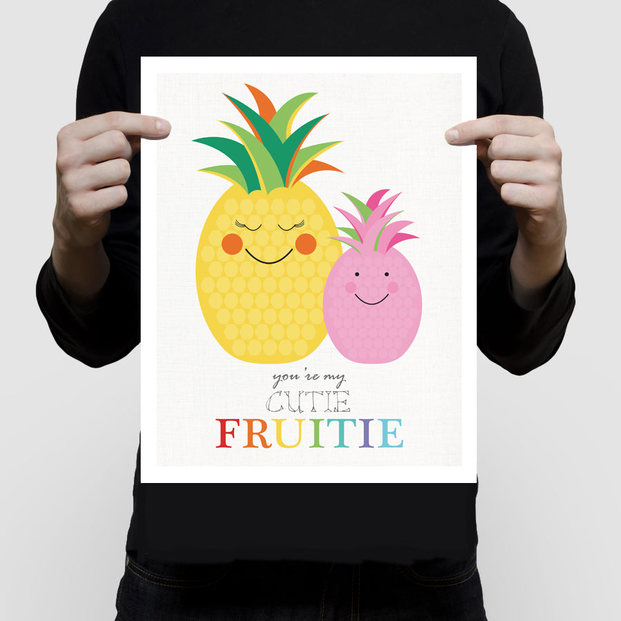 Cutie fruitie pineapple print