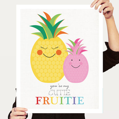 Cutie fruitie pineapple print