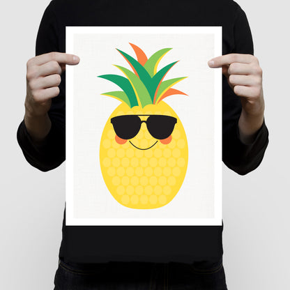 Summer pineapple print