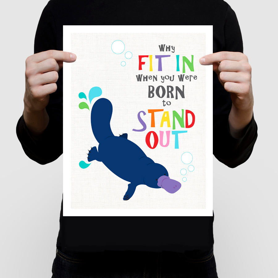 Why fit in platypus print