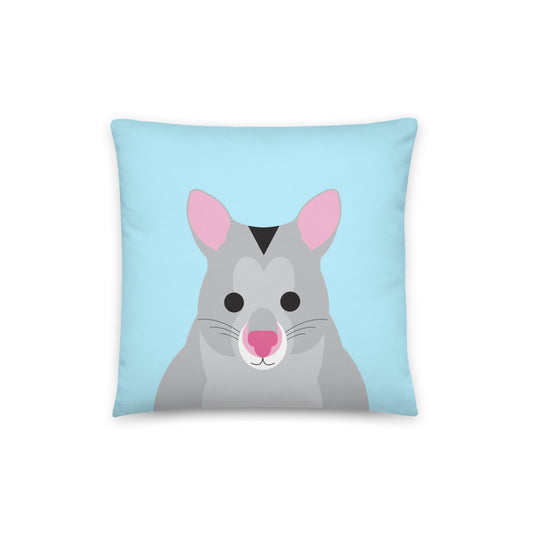 cushion cover with cute possum illustration