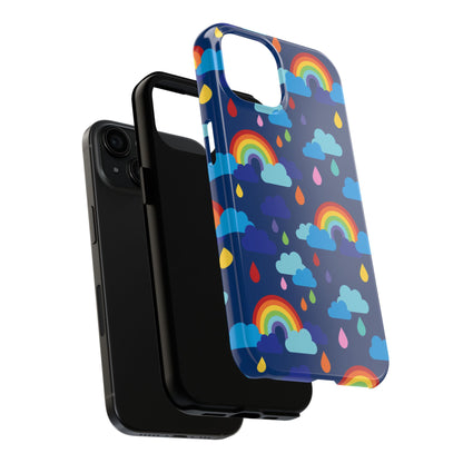 Rainbow Rainclouds Mobile Phone Tough Case