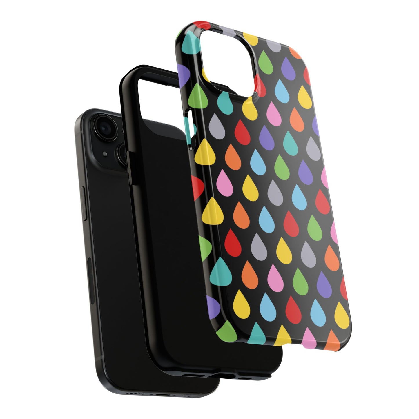 Rainbow Raindrops II Mobile Phone Tough Case