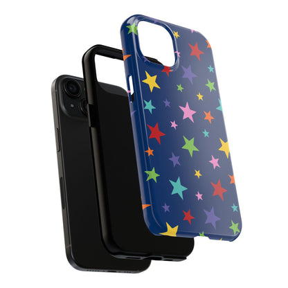 Rainbow Stars Mobile Phone Tough Case