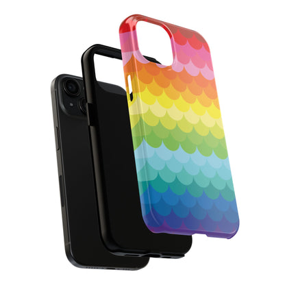 Rainbow Scallop Mobile Phone Tough Case