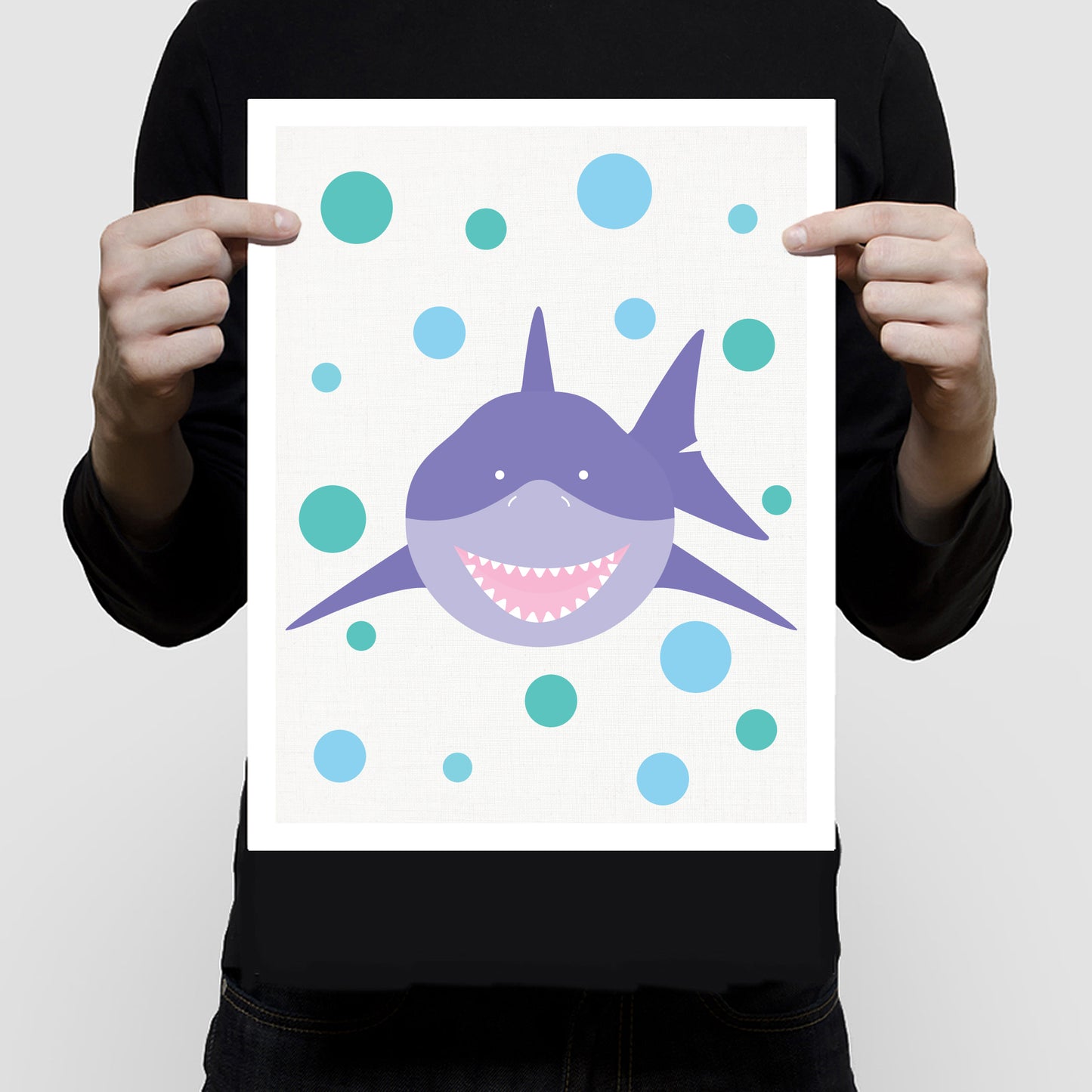 Shark art print