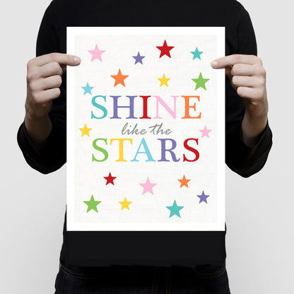 Shine like the stars print