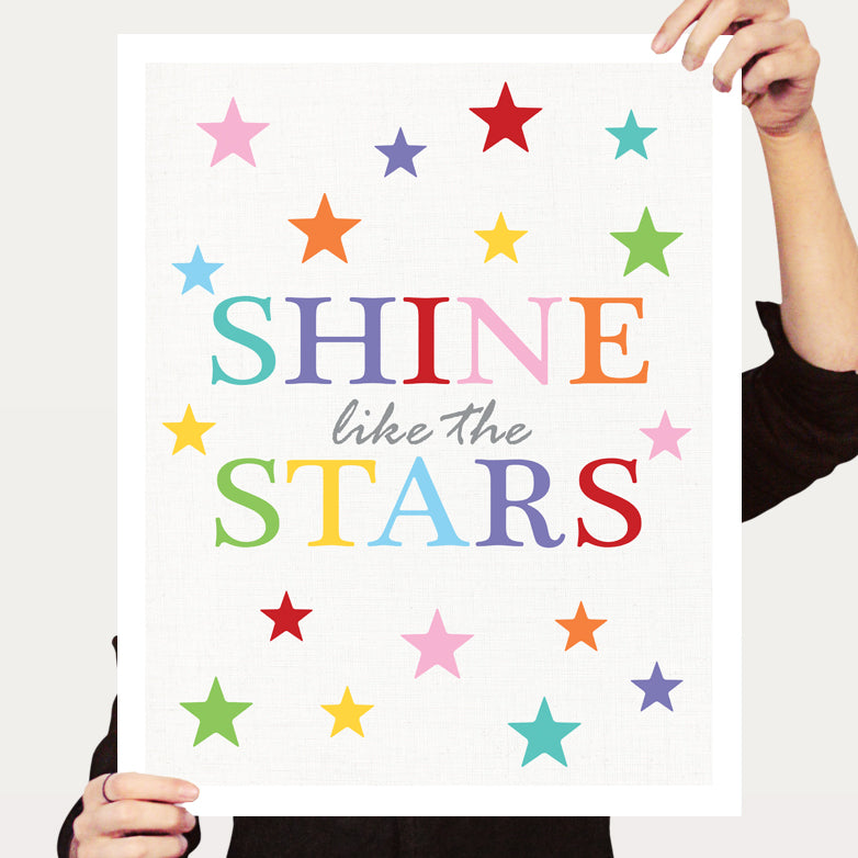Shine like the stars print