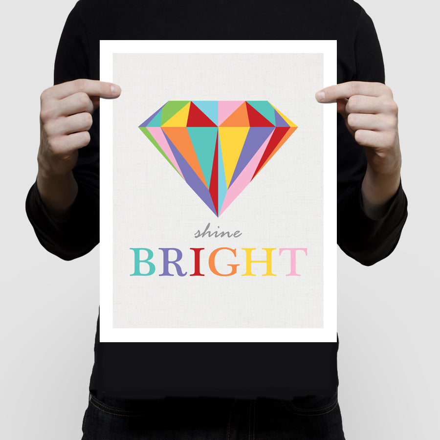 Shine bright diamond print
