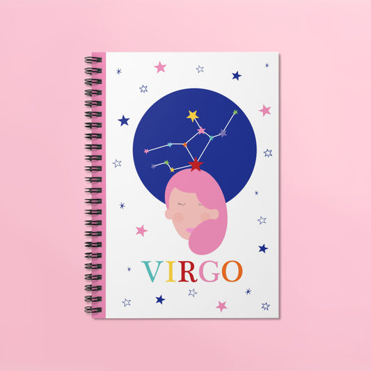 virgo spiral notebook