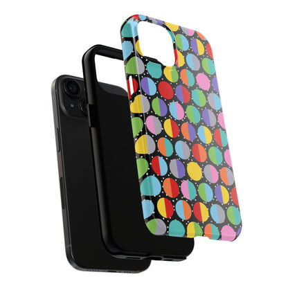 Spotty Black Mobile Phone Tough Case