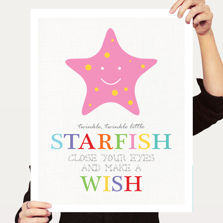 Twinkle little starfish print
