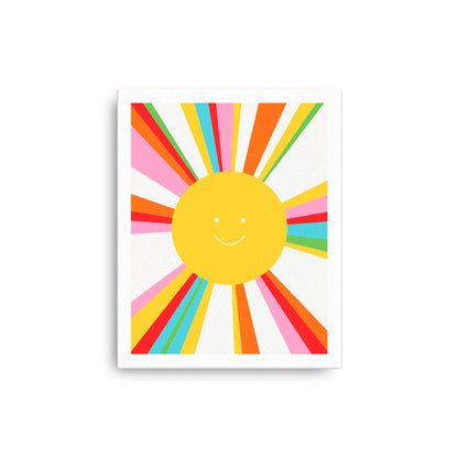 Rainbow sun print