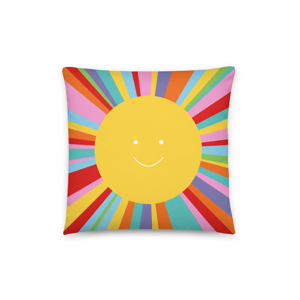 Sun and moon cushion cover