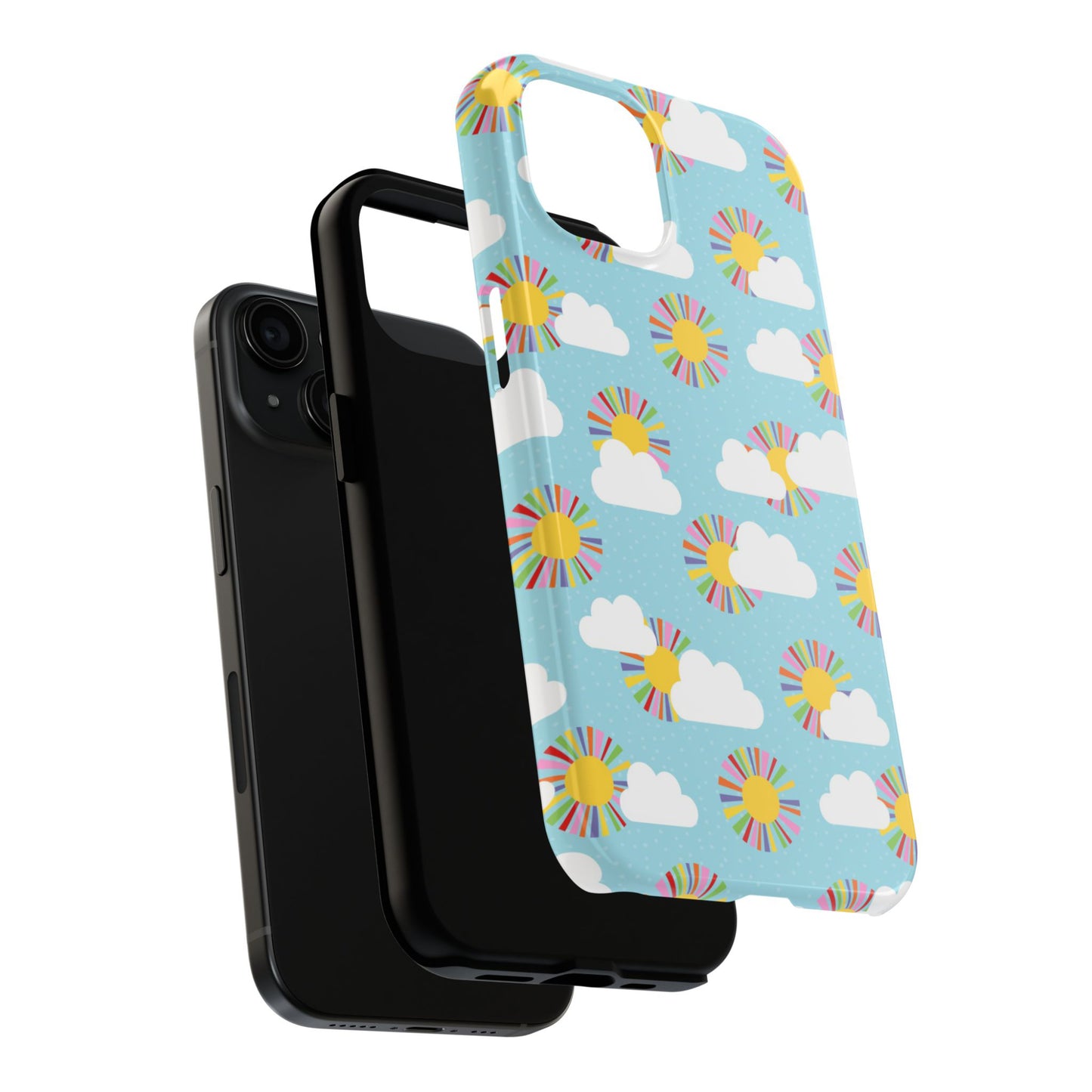 Sun Shiny Day Light Blue Mobile Phone Tough Case