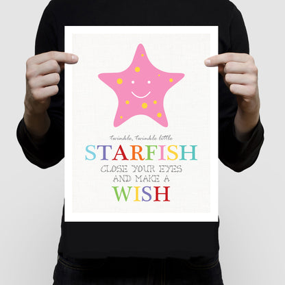 Twinkle little starfish print
