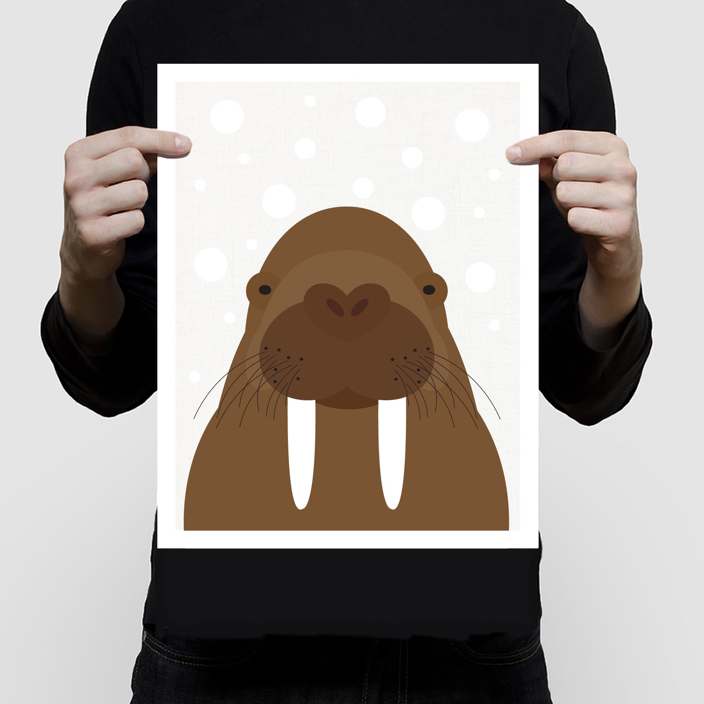 Walrus print
