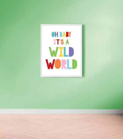 Wild world print