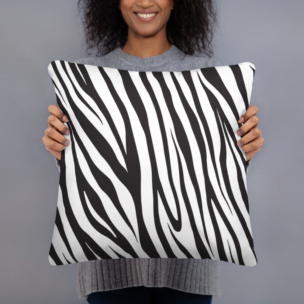 Zebra print cushion cover