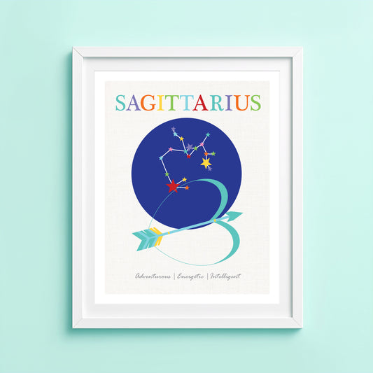 Artwork of the Sagittarius zodiac sign 