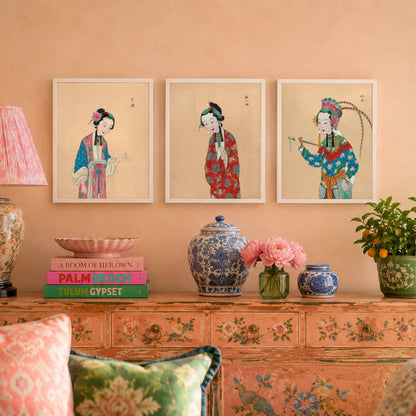 Vintage Chinese Ladies of the Peking Opera prints